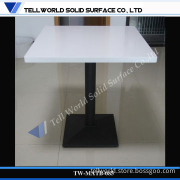 White Modern Fast Food Table/Restaurant Table
